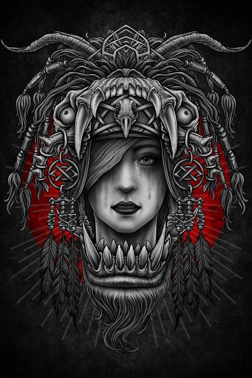 See No Evil Tribal Witch