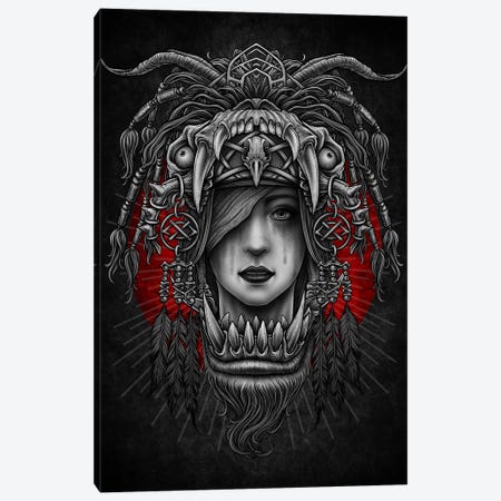 See No Evil Tribal Witch Canvas Print #WYS104} by Winya Sangsorn Canvas Art