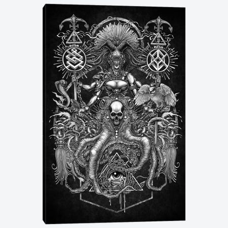 God Of Sacred Octopus Canvas Print #WYS106} by Winya Sangsorn Canvas Wall Art
