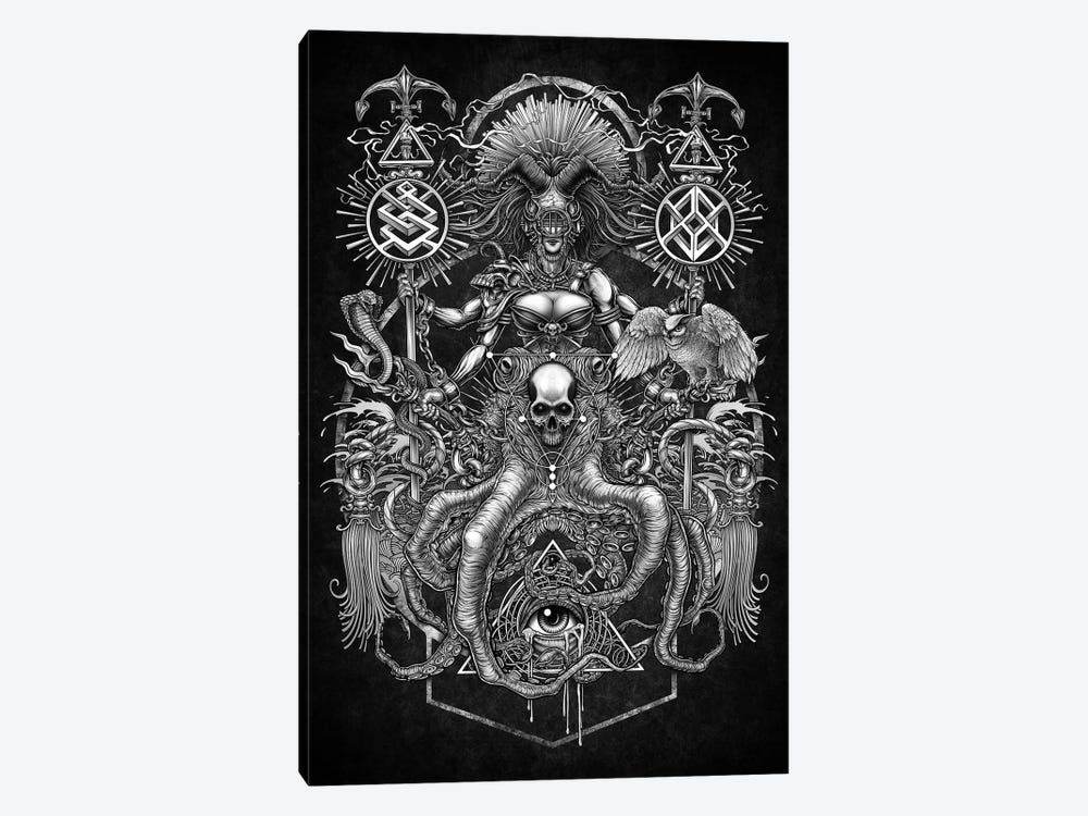 God Of Sacred Octopus by Winya Sangsorn 1-piece Canvas Art Print