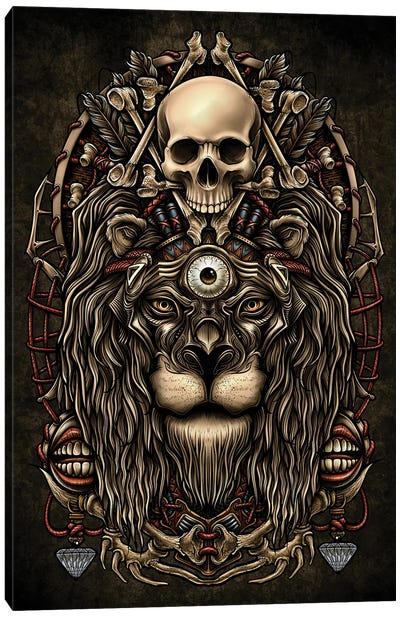 The Lion King Canvas Art Print - Winya Sangsorn