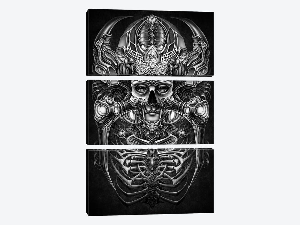 Mysterious Creature by Winya Sangsorn 3-piece Canvas Wall Art