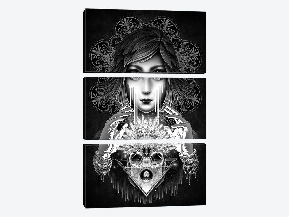 Witch And Magic by Winya Sangsorn 3-piece Canvas Print