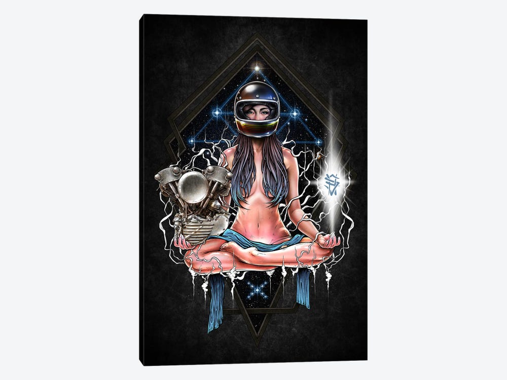 Awake Goddess Yoga Retreat by Winya Sangsorn 1-piece Canvas Print