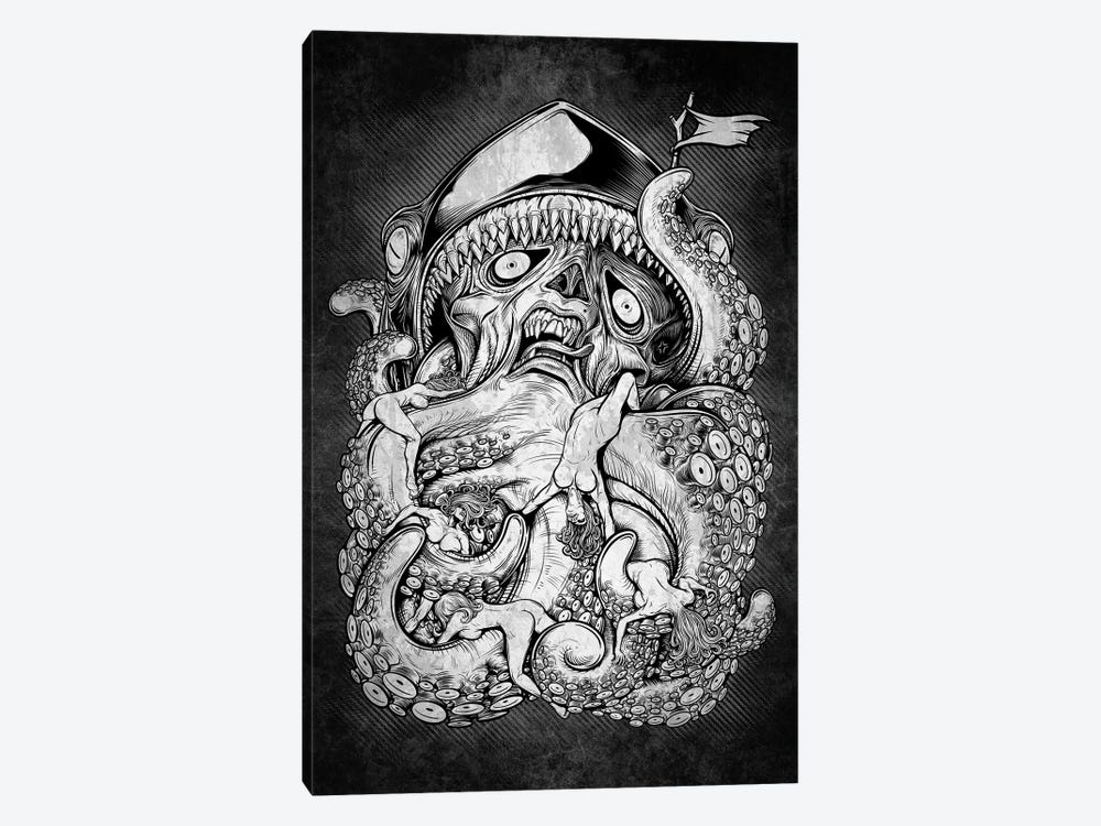 Kraken by Winya Sangsorn 1-piece Canvas Print