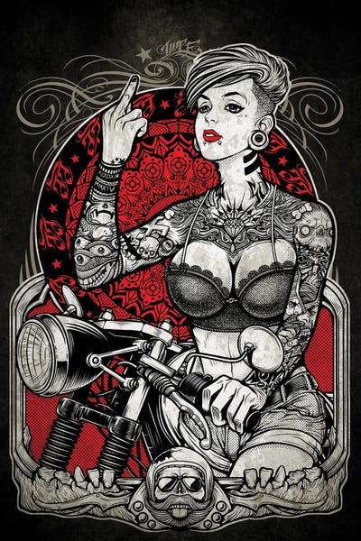 Goth Biker