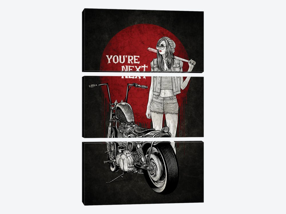 You're Next by Winya Sangsorn 3-piece Canvas Wall Art