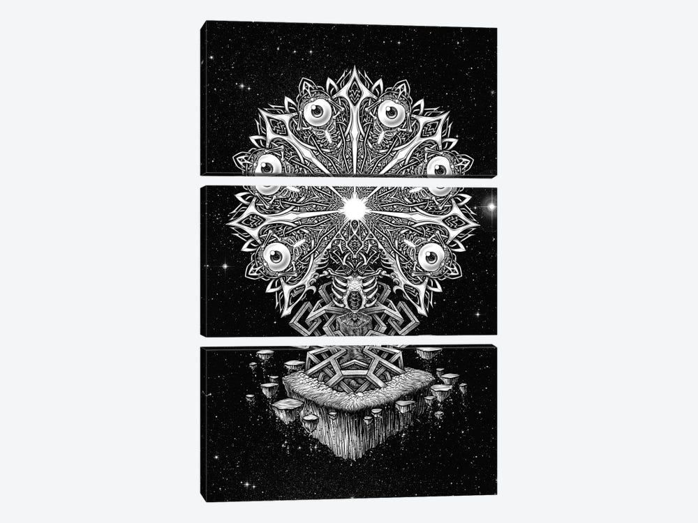 Eye Of The Universe by Winya Sangsorn 3-piece Canvas Wall Art