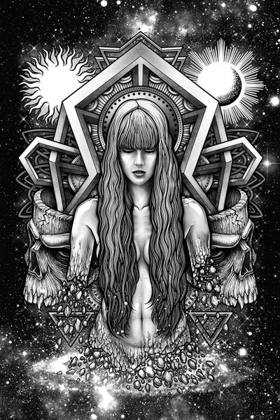 Mother Of The Universe by Winya Sangsorn art print