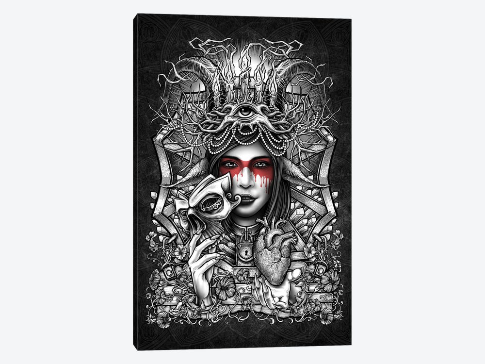 Witch's Heart by Winya Sangsorn 1-piece Canvas Wall Art