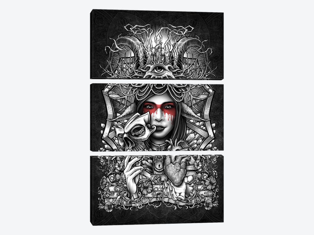 Witch's Heart by Winya Sangsorn 3-piece Canvas Art