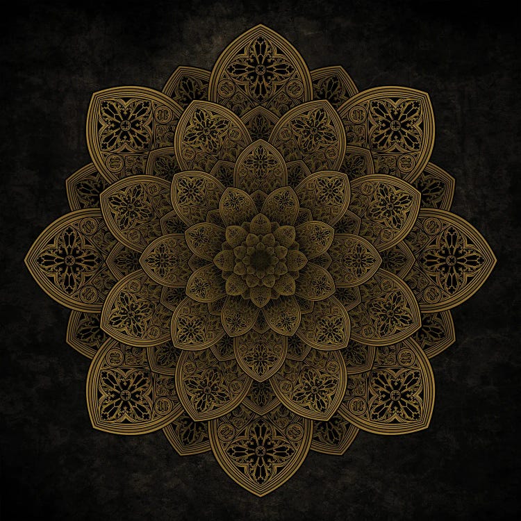 Gothic Flowers Mandala