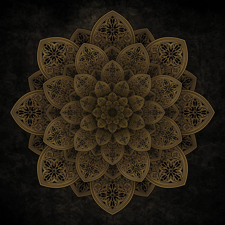 Gothic Flowers Mandala