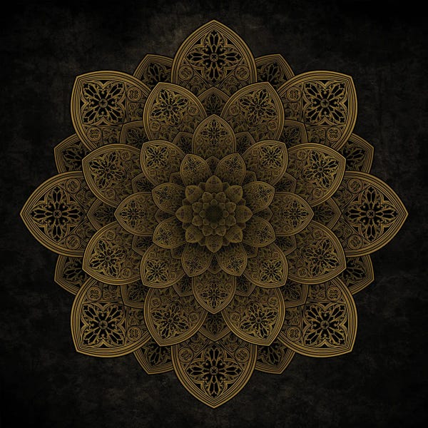 Gothic Flowers Mandala