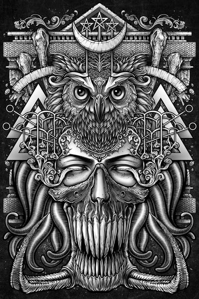 Night Hunter by Winya Sangsorn framed canvas print