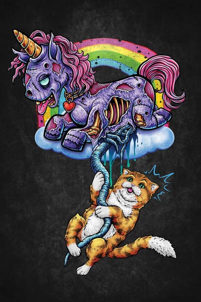 Zombies: Zombie Unicorn by Winya Sangsorn