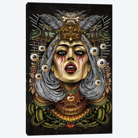 Queen Of Death Canvas Print #WYS1} by Winya Sangsorn Canvas Art