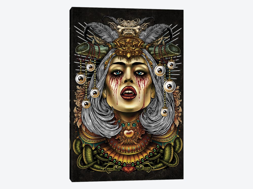Queen Of Death by Winya Sangsorn 1-piece Canvas Wall Art