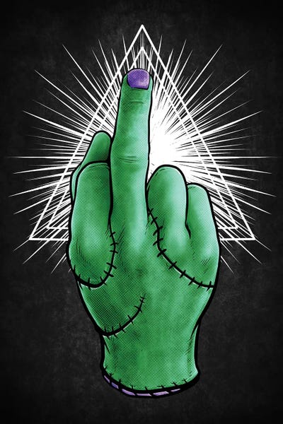 Television & Movies: Zombie Middle Finger by Winya Sangsorn