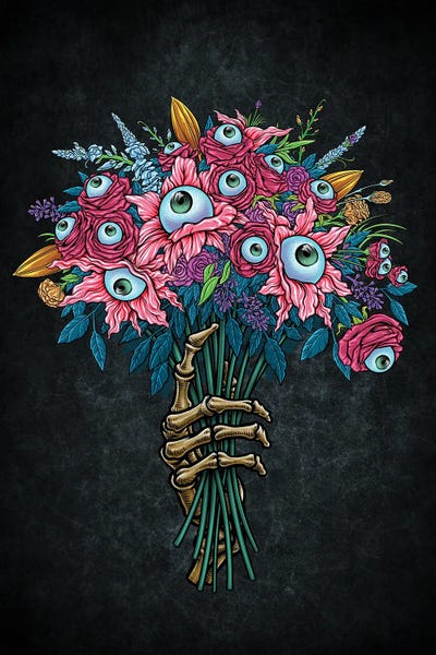Spooky Eyeball Monster Bouquet