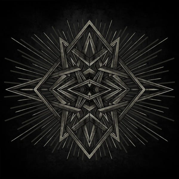 Large Art for Bedroom - Canvas Prints: Occult Star Sign by Winya Sangsorn