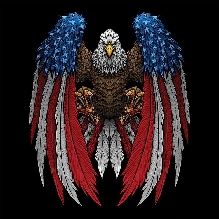 American Patriotic Bald Eagle