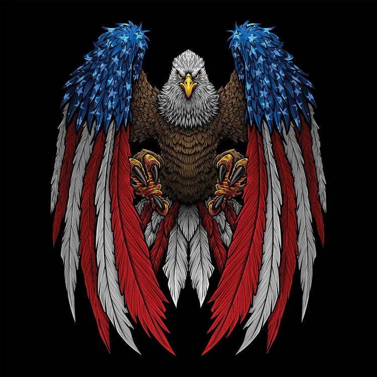 American Patriotic Bald Eagle