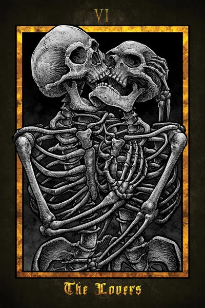 Love Is Eternal: The Lovers Tarot VI by Winya Sangsorn