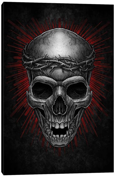 Skull Canvas Art Print - Winya Sangsorn