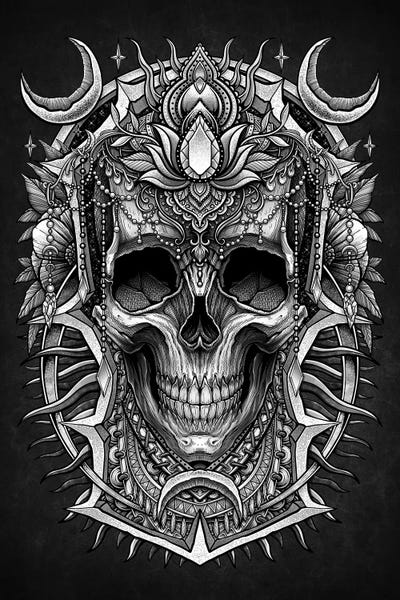 Princess Of The Dark Crescent by Winya Sangsorn art print