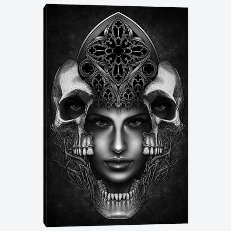 Skull Mask Canvas Print #WYS40} by Winya Sangsorn Canvas Art Print