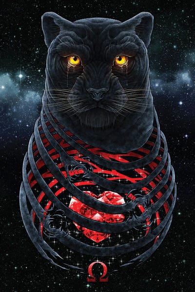 Panthers: Black Panther Heart by Winya Sangsorn