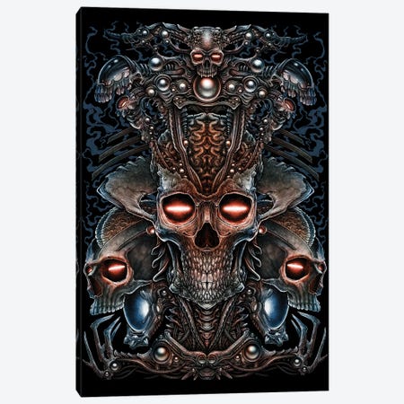 Queen Alien Head Canvas Print #WYS56} by Winya Sangsorn Canvas Print