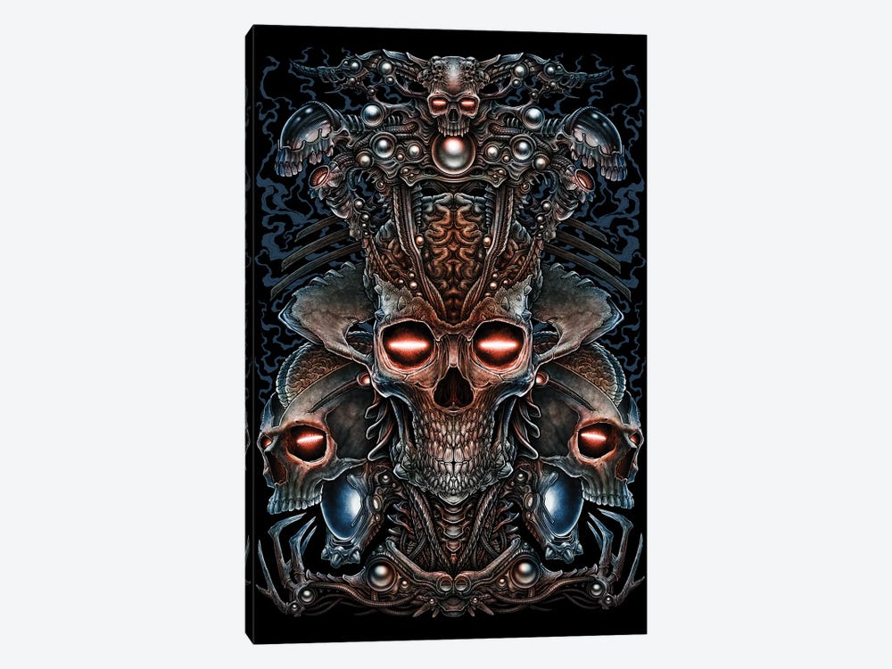 Queen Alien Head by Winya Sangsorn 1-piece Art Print