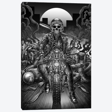 Rider Canvas Print #WYS58} by Winya Sangsorn Canvas Artwork