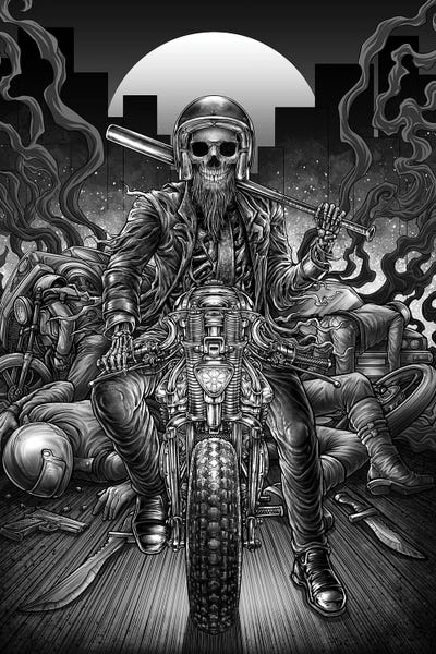 Skeletons: Rider by Winya Sangsorn