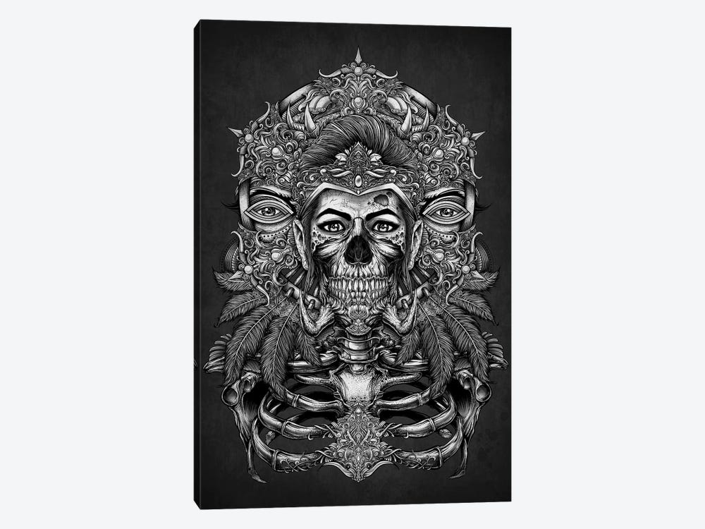 Aztec God Of The Land Of Death by Winya Sangsorn 1-piece Canvas Wall Art