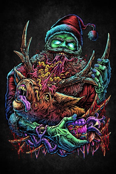 Zombies: Creepmas Zombie Santa by Winya Sangsorn