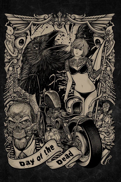 Day Of The Dead by Winya Sangsorn wall art
