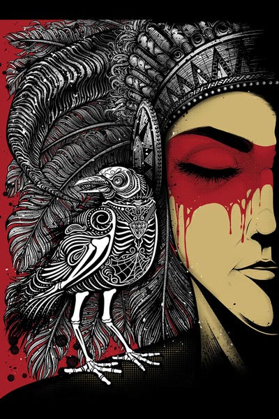 Crows: Man And The Crow by Winya Sangsorn