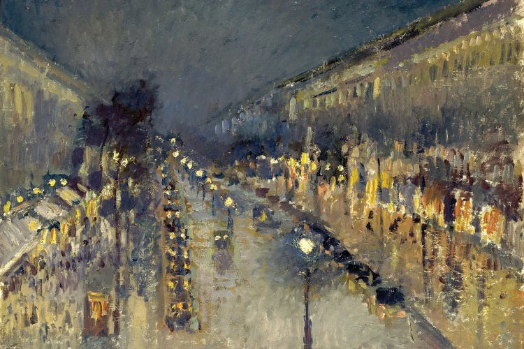 The Boulevard Montmartre At Night, 1897