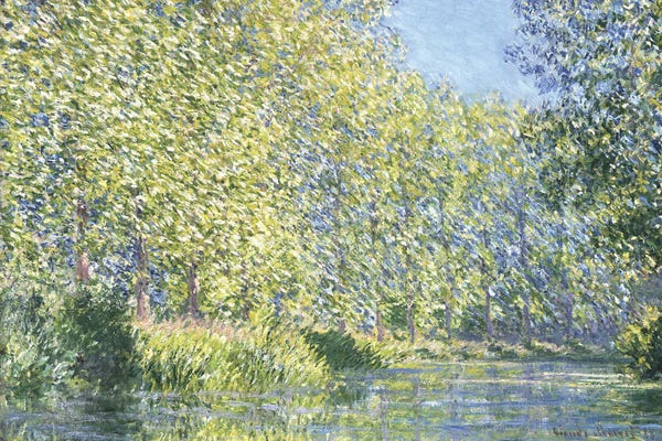 Classic Fine Art: The Epte River Near Giverny by Claude Monet