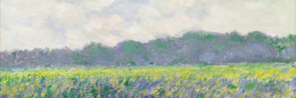Impressionism: Field of Yellow Irises at Giverny, 1887 by Claude Monet