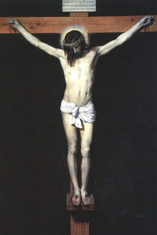 Religious Figures: Christ on the Cross, c.1630 by Diego Rodriguez de Silva y Velazquez