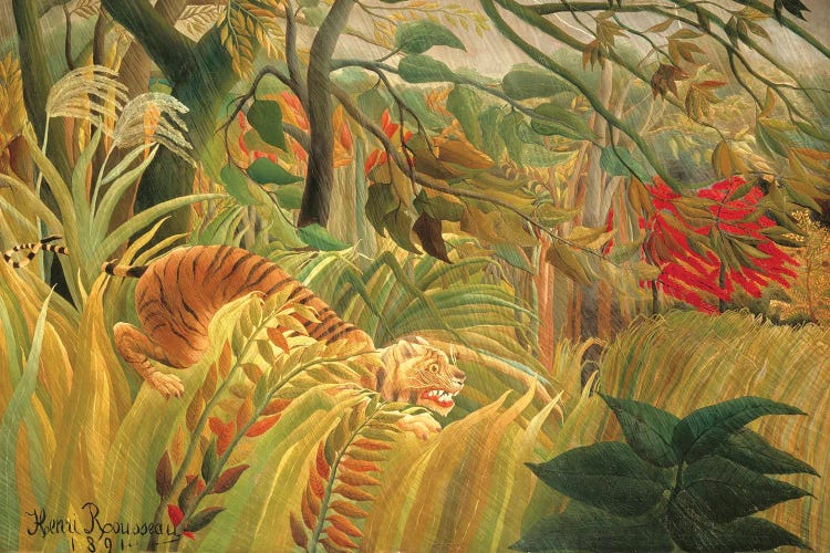 Tiger In A Tropical Storm (Surprised!), 1891
