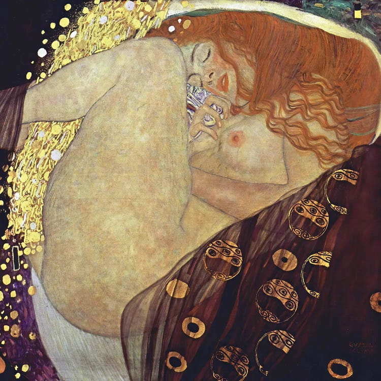 Gustav Klimt: Danae, 1907-08 by Gustav Klimt