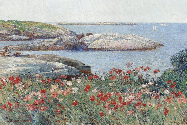 Childe Hassam: Poppies, Isles Of Shoals by Childe Hassam