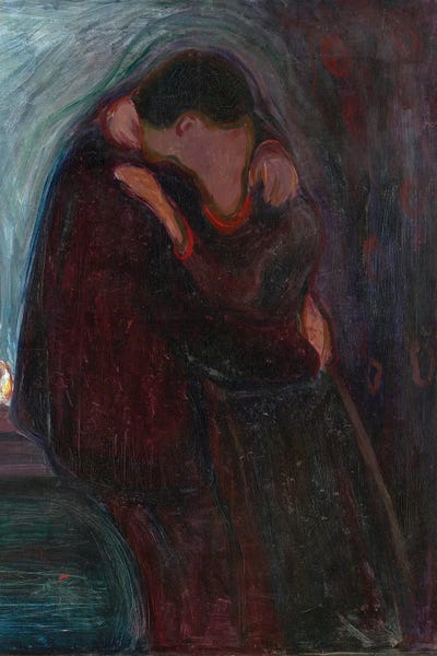 Edvard Munch: The Kiss, 1897 by Edvard Munch