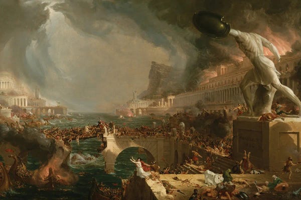 The Course of Empire: Destruction, 1836