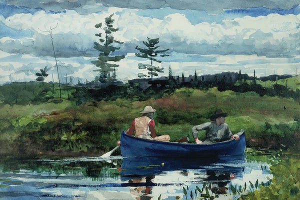 Winslow Homer: The Blue Boat by Winslow Homer